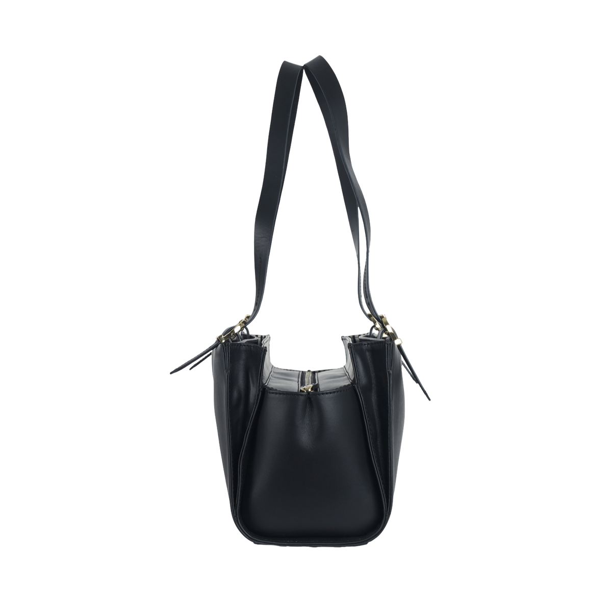 CORTLAND WOMEN'S SHOULDER BAGUETTE BAG - CHARCOAL BLACK