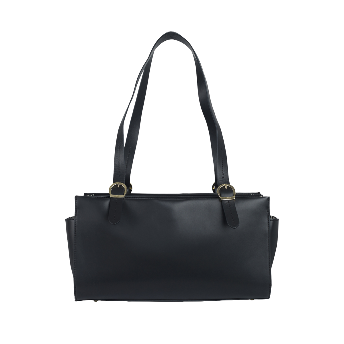 CORTLAND WOMEN'S SHOULDER BAGUETTE BAG - CHARCOAL BLACK