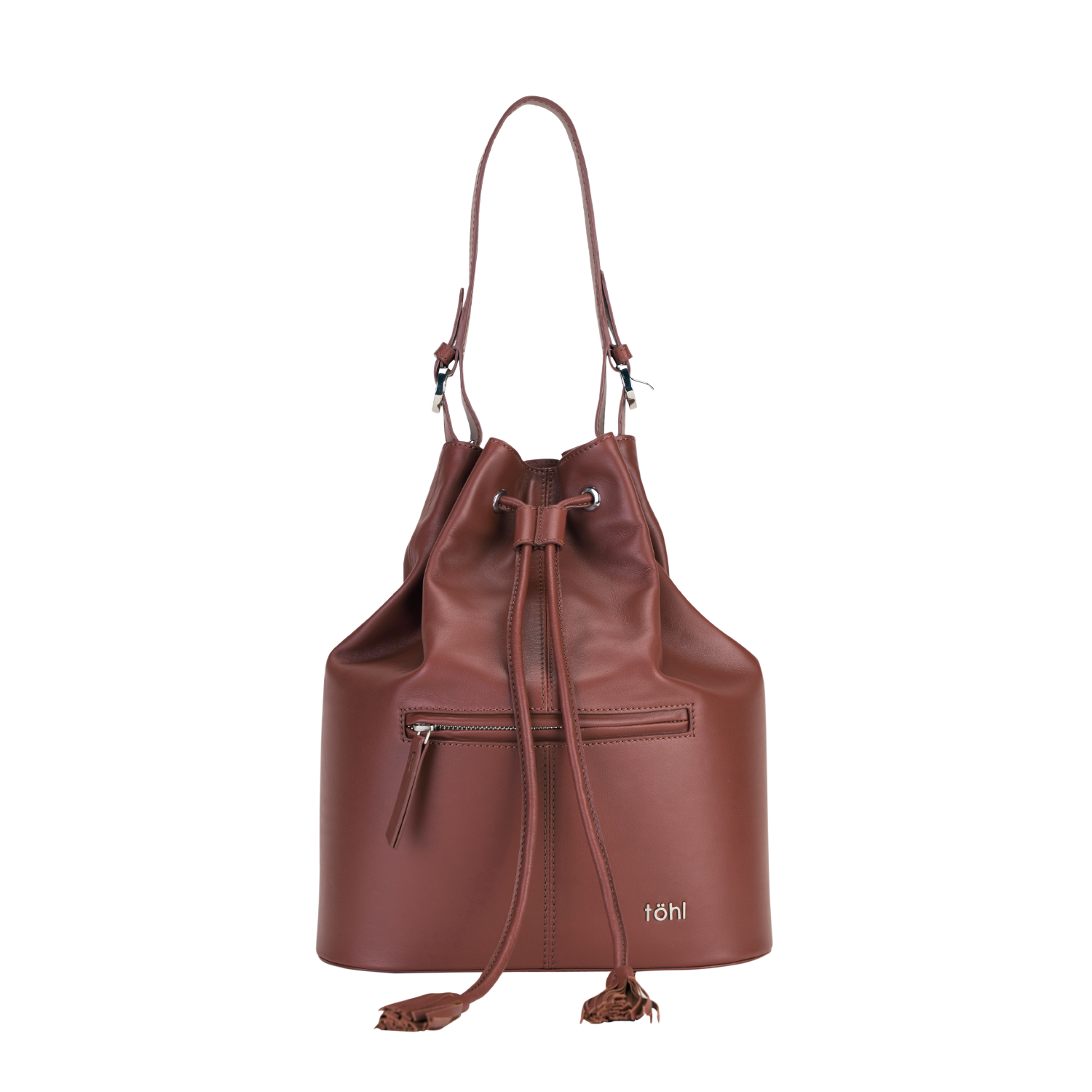 NUSA WOMEN'S BUCKET AND CROSSBODY BAG - CHOCO
