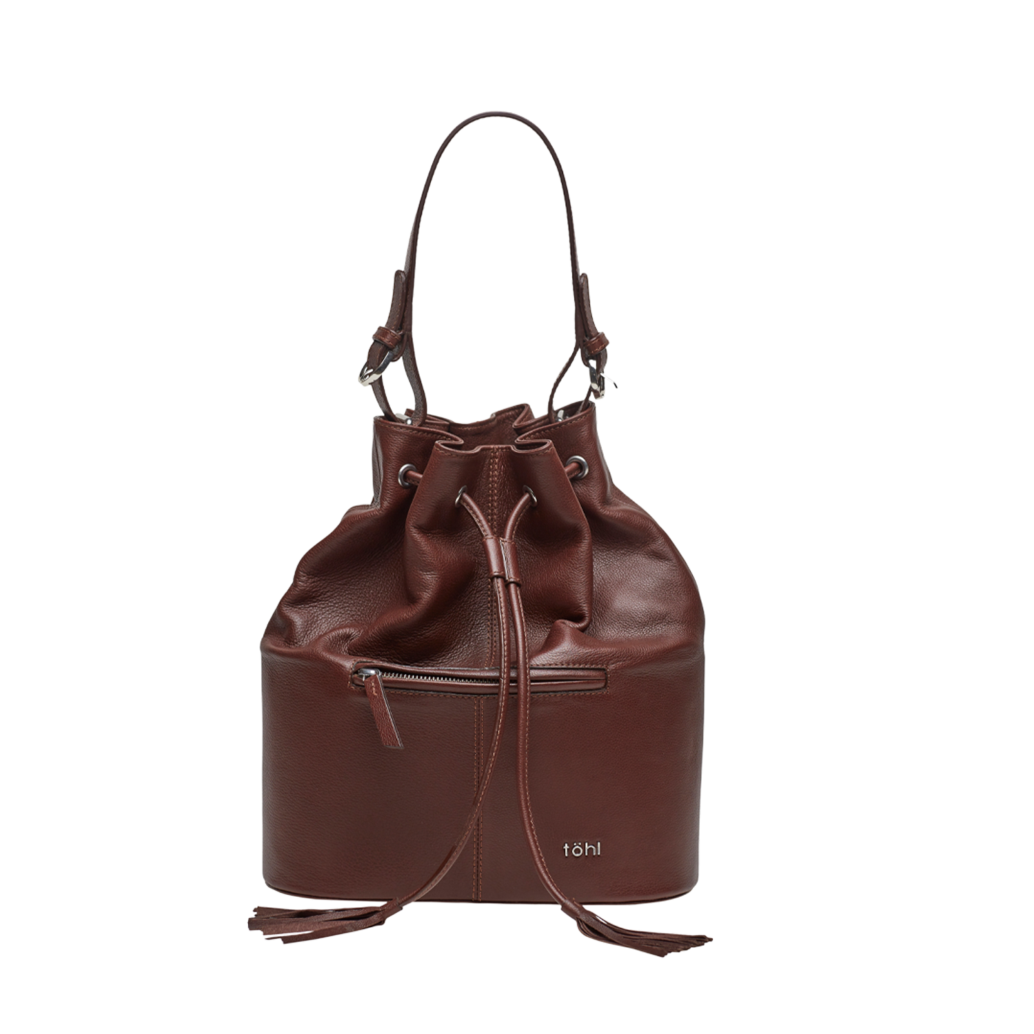 NUSA WOMEN'S BUCKET AND CROSSBODY BAG - CHOCO