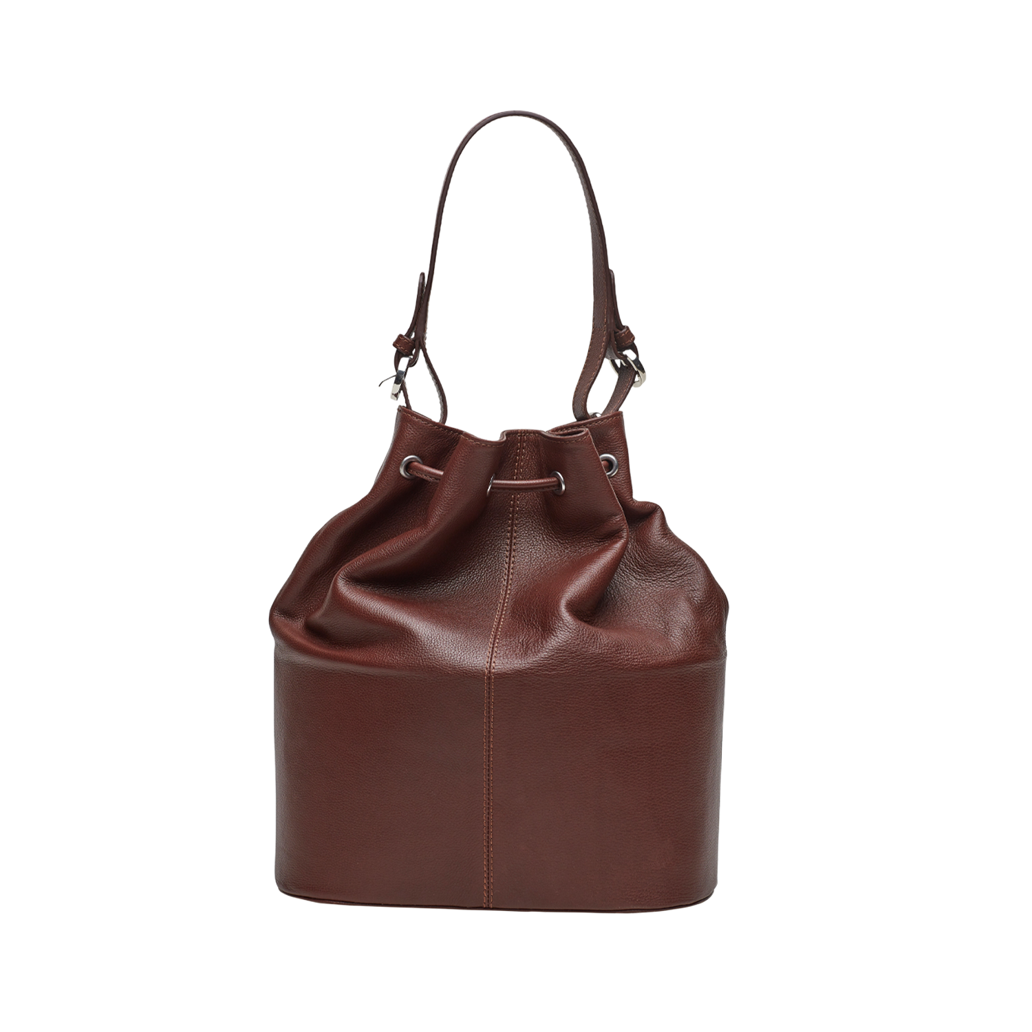 NUSA WOMEN'S BUCKET AND CROSSBODY BAG - CHOCO