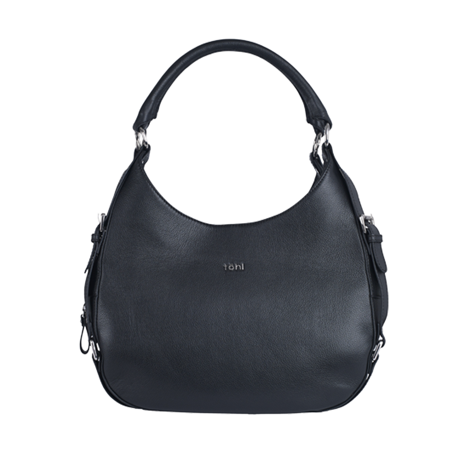 KAIA WOMEN'S SHOULDER BAG - CHARCOAL BLACK