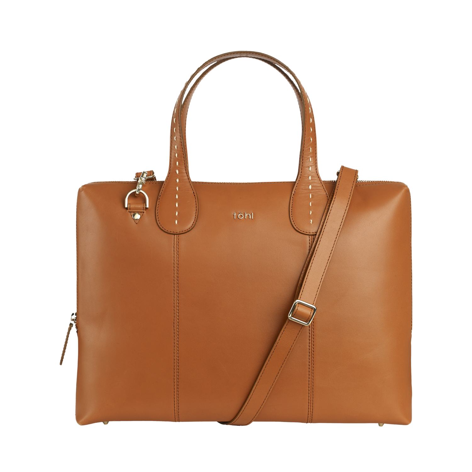 VESEY WOMEN'S SLIM VALISE - COGNAC