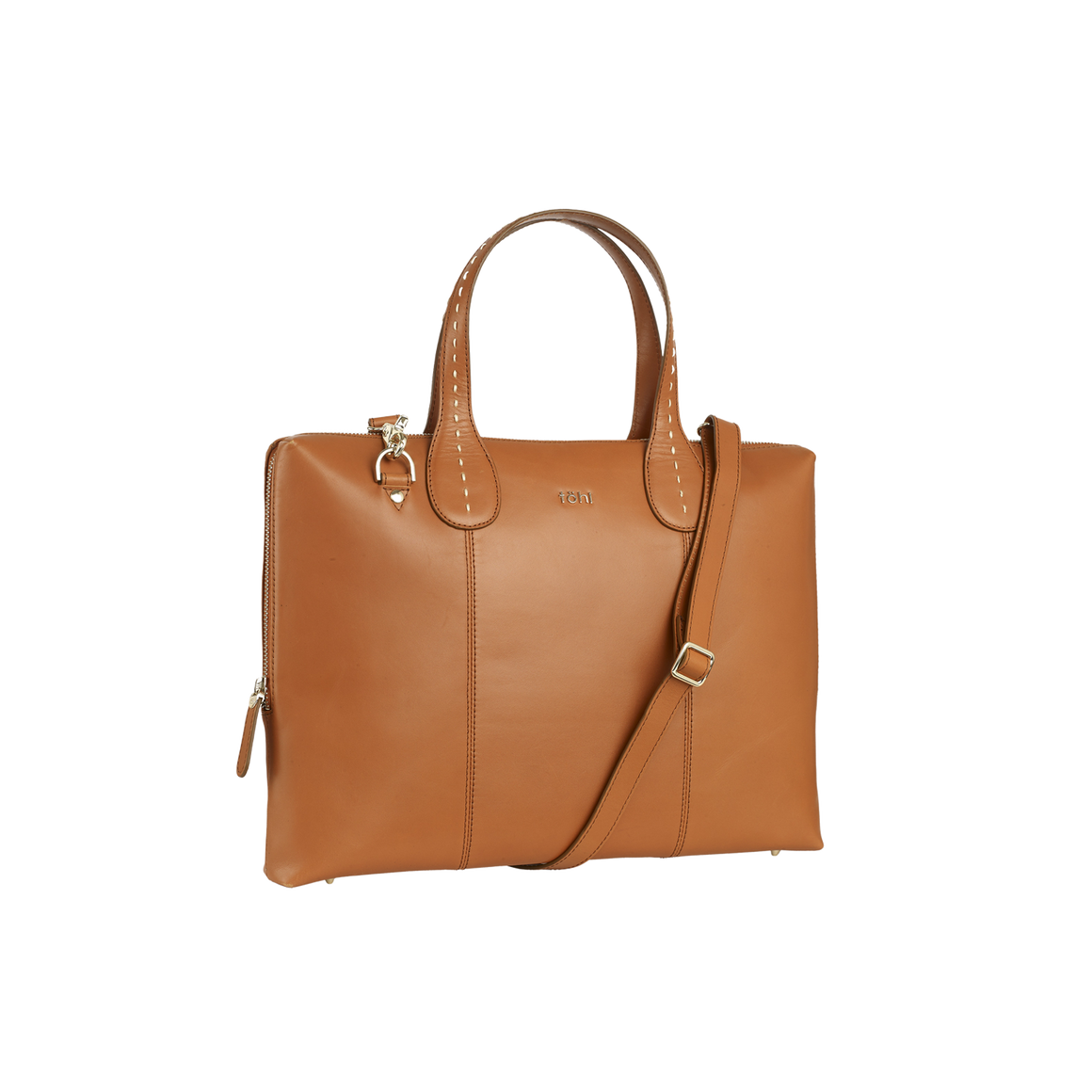 VESEY WOMEN'S SLIM VALISE - COGNAC