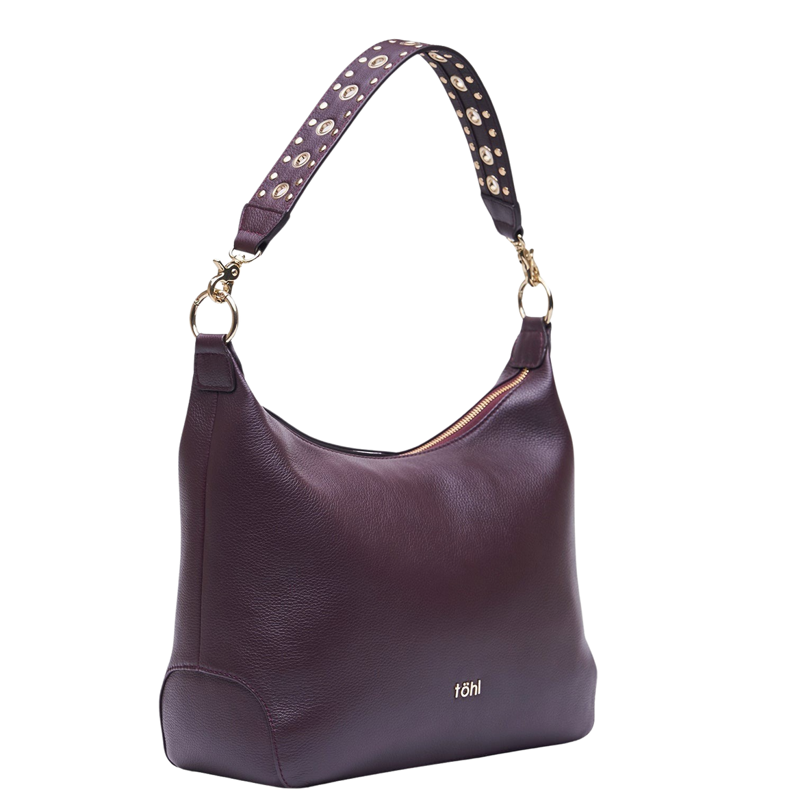 FENCHURCH WOMEN'S SHOULDER BAG - PLUM