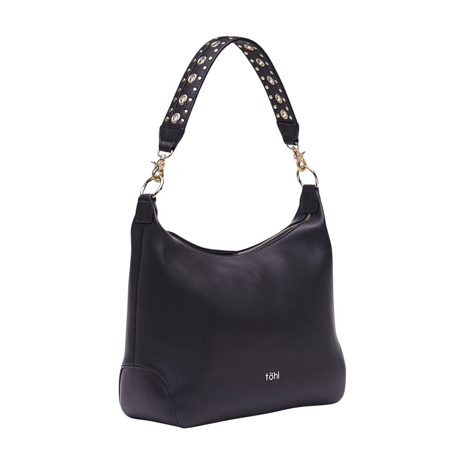 FENCHURCH WOMEN'S SHOULDER BAG - CHARCOAL BLACK