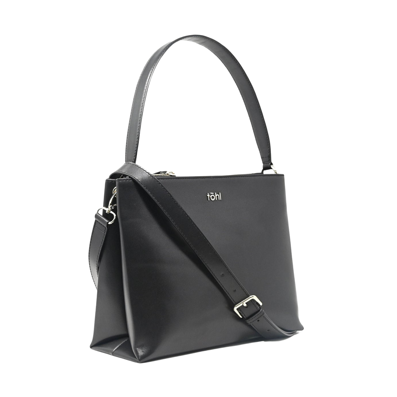 CHENEY WOMEN'S SHOULDER BAG - CHARCOAL BLACK