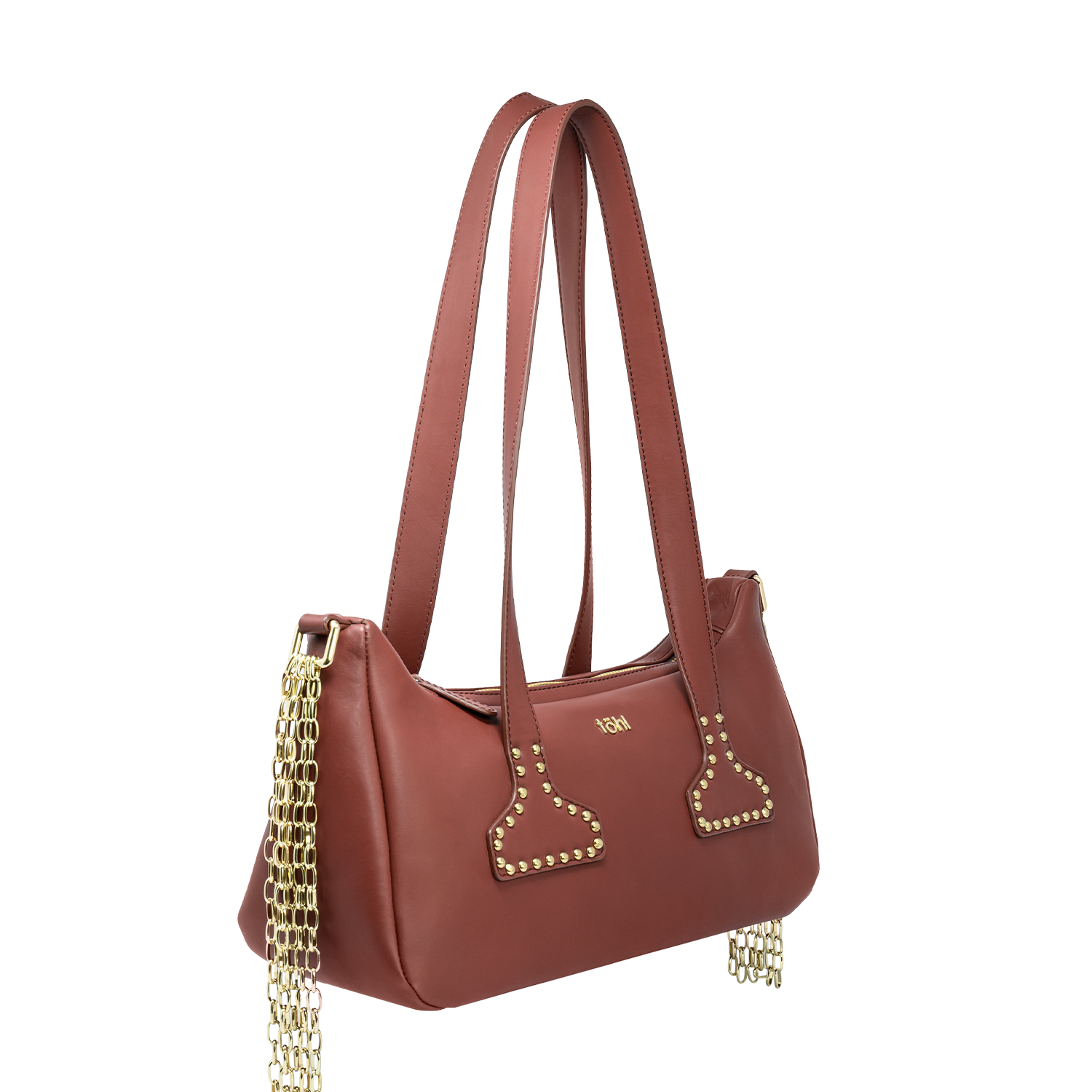 VIRELLE WOMEN'S SHOULDER BAG - RUSSET