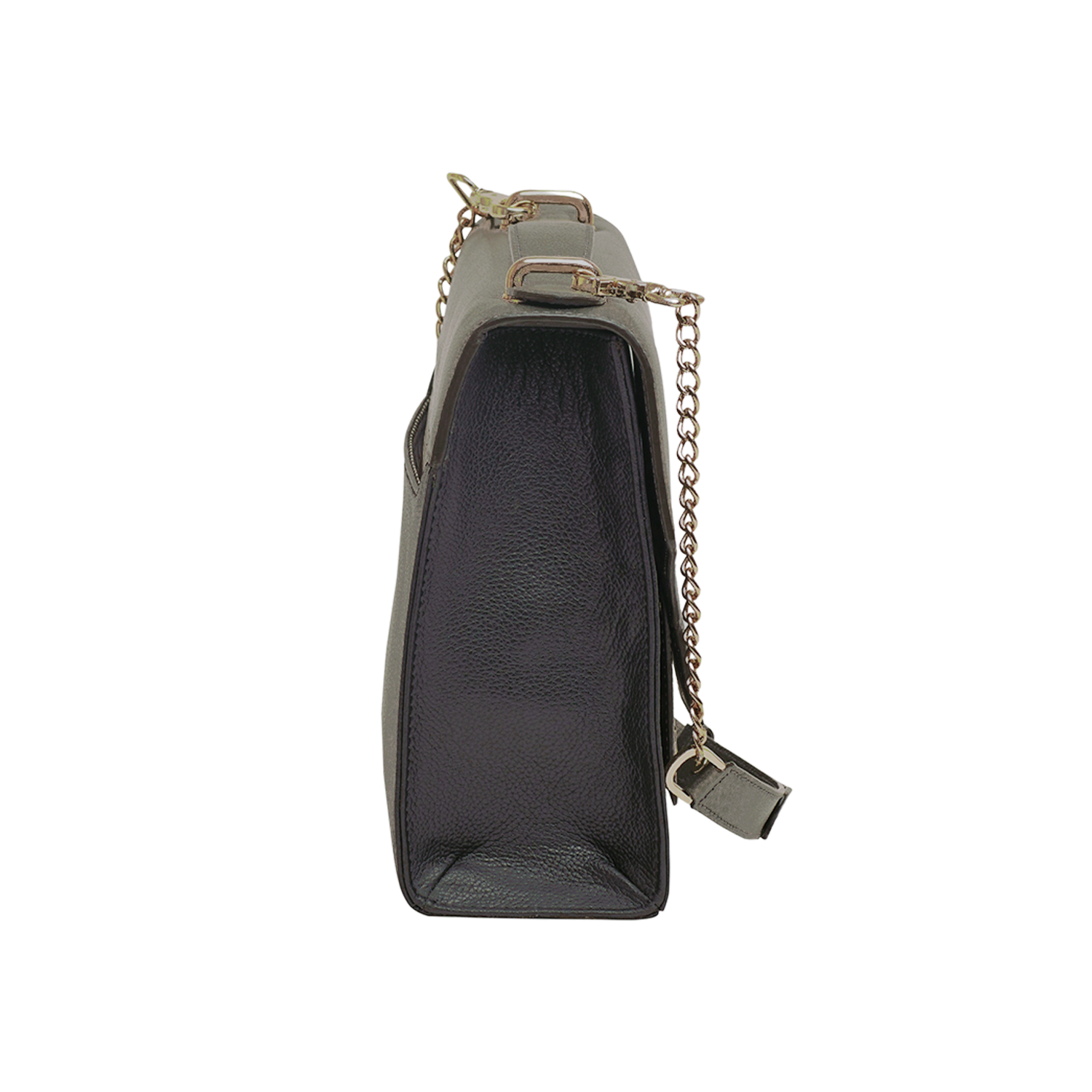 TERRAZA WOMEN'S CONVERTIBLE SLING BAG AND CLUTCH - CHARCOAL BLACK