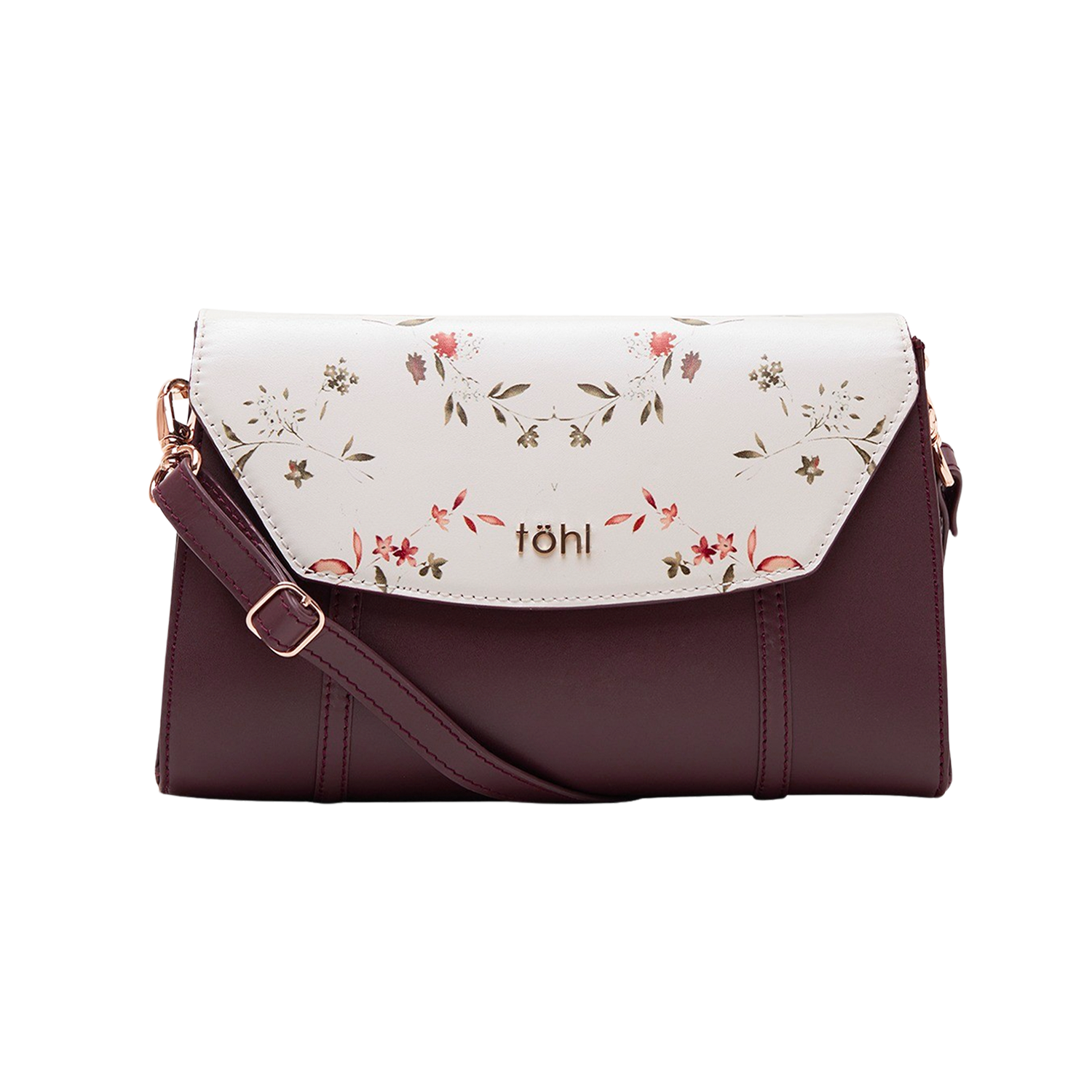 ARBLAY WOMEN'S SLING AND CROSSBODY BAG - BURGUNDY