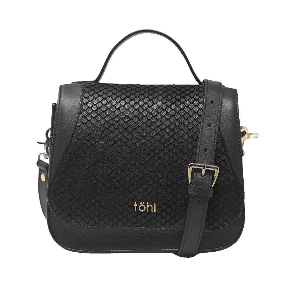ALMA WOMEN'S CROSSBODY BAG - BLACK
