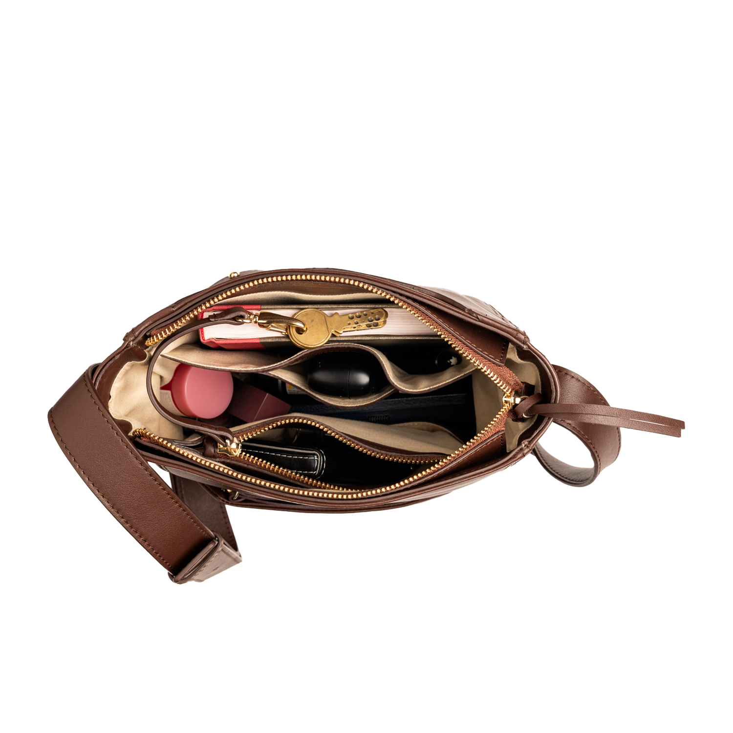 COLETTE WOMEN'S SLING & CROSSBODY BAG - WALNUT