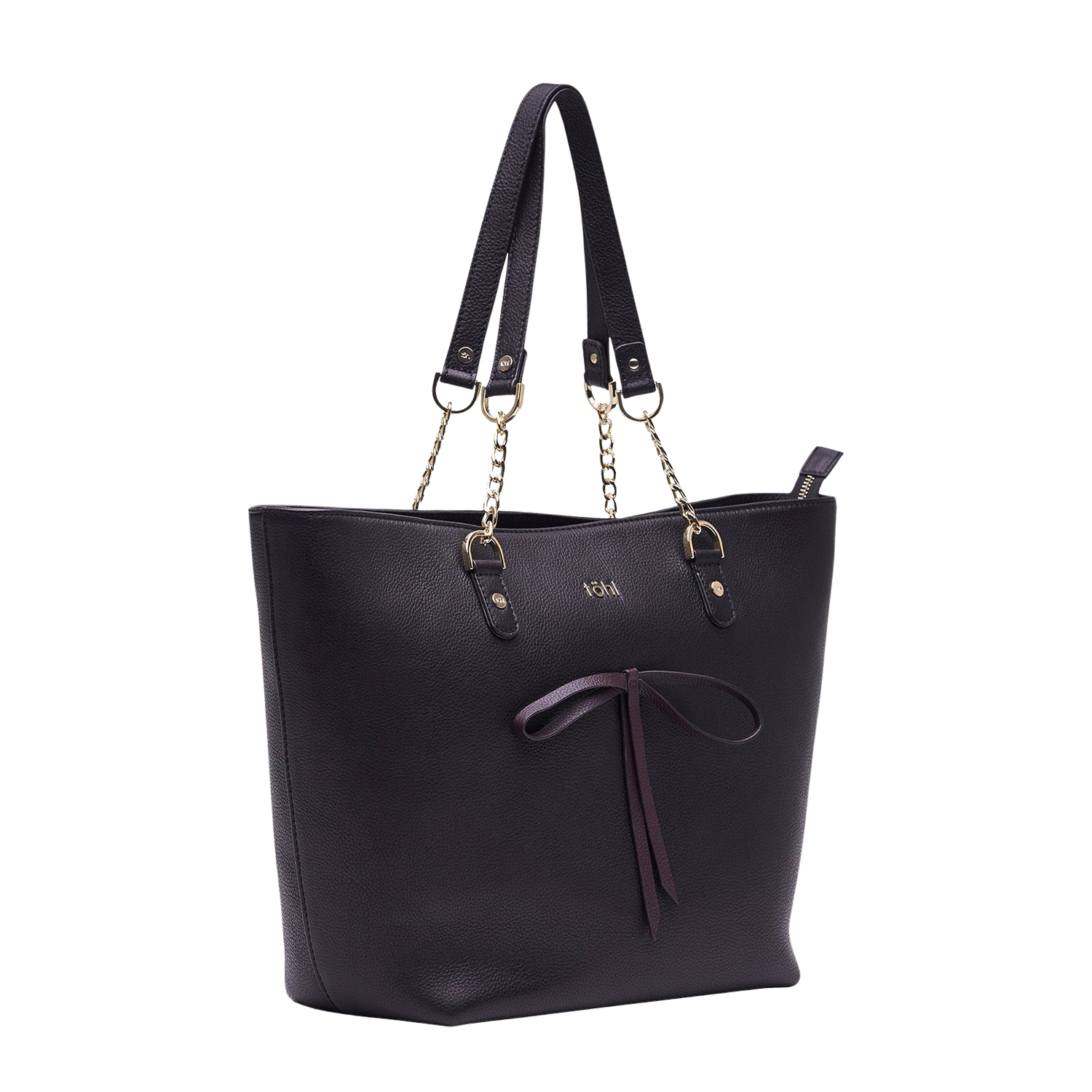 WALLACE WOMEN'S TOTE BAG - CHARCOAL BLACK