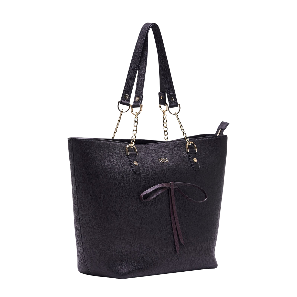 WALLACE WOMEN'S TOTE BAG - CHARCOAL BLACK