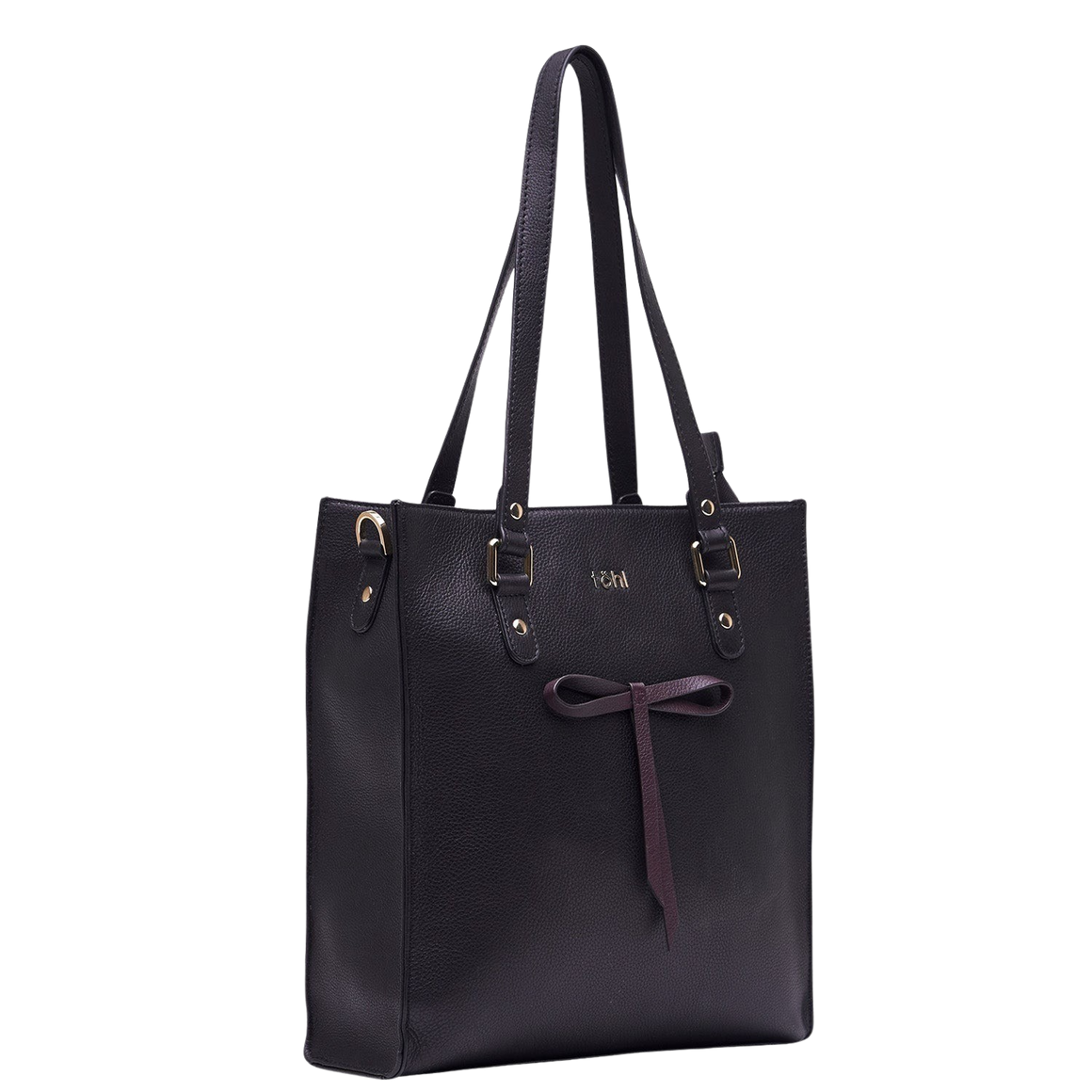 DENNIS WOMEN'S TOTE BAG - CHARCOAL BLACK