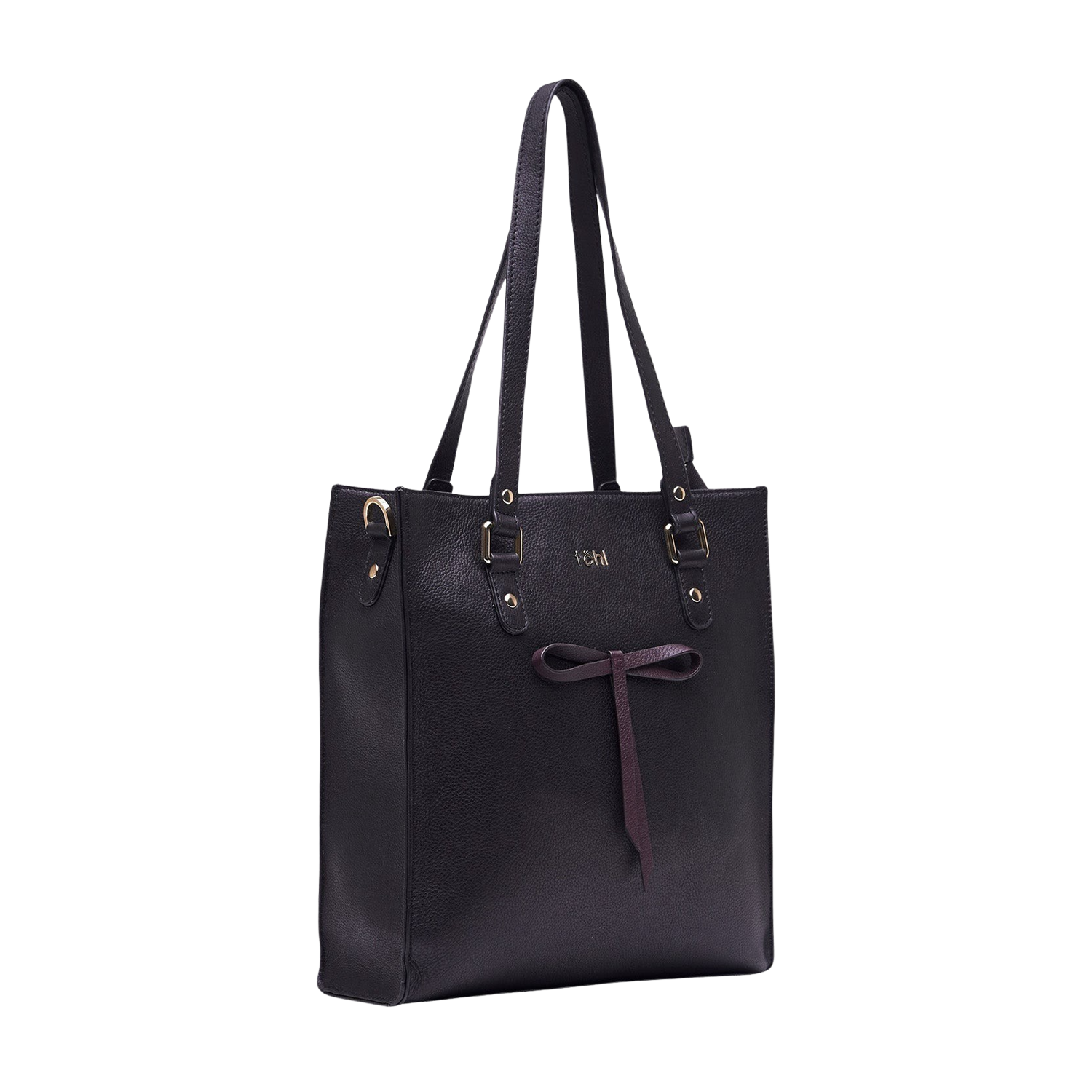 DENNIS WOMEN'S TOTE BAG - CHARCOAL BLACK