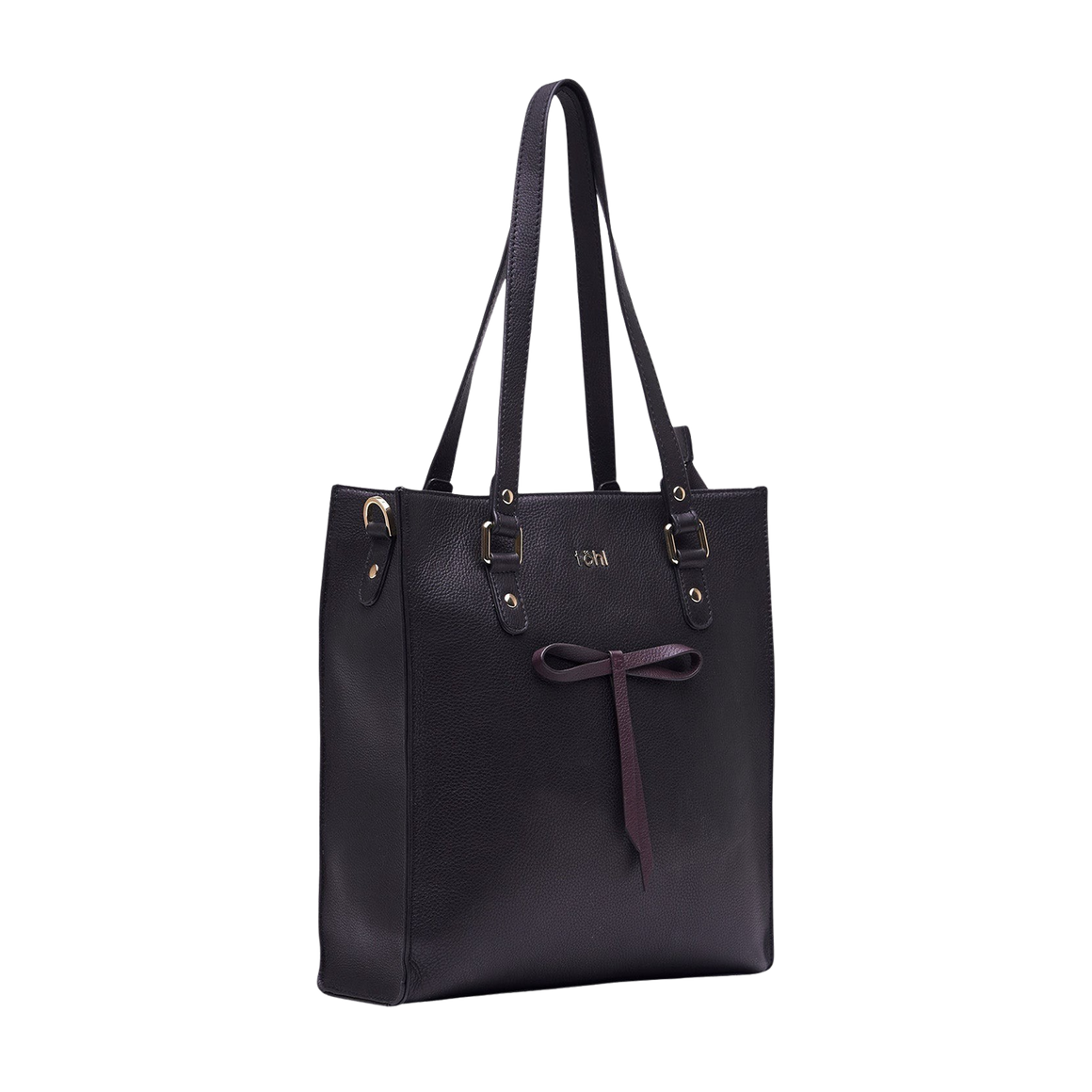 DENNIS WOMEN'S TOTE BAG - CHARCOAL BLACK