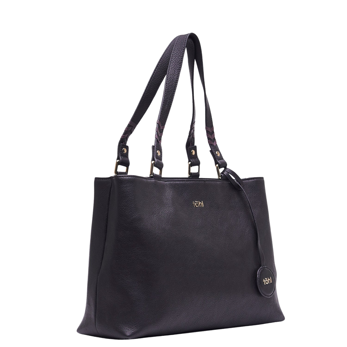 FABLE WOMEN'S TOTE BAG - CHARCOAL BLACK