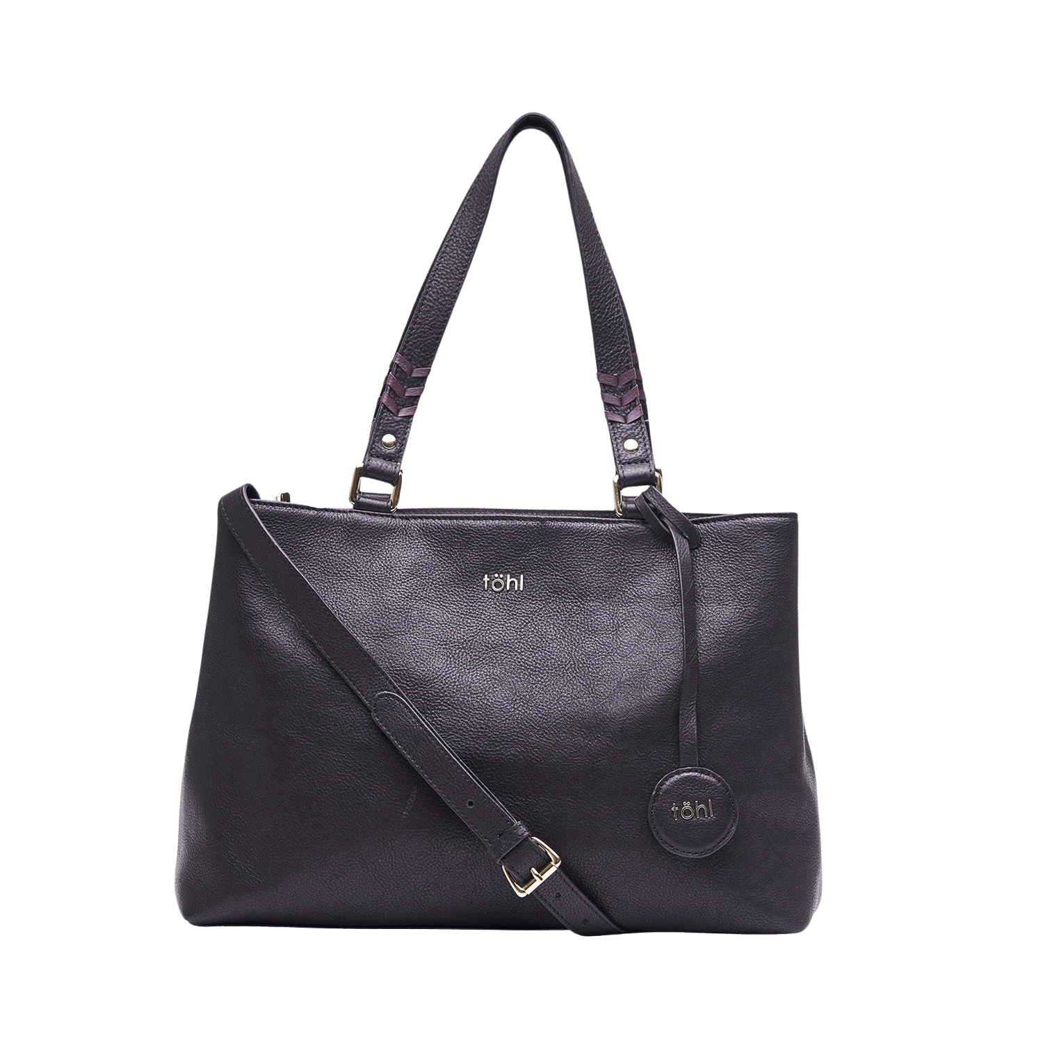 FABLE WOMEN'S TOTE BAG - CHARCOAL BLACK