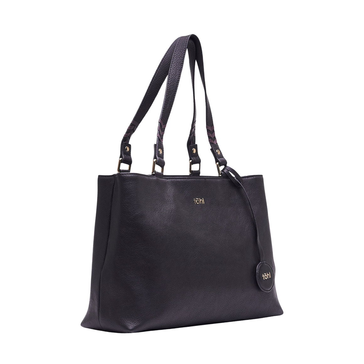 FABLE WOMEN'S TOTE BAG - CHARCOAL BLACK