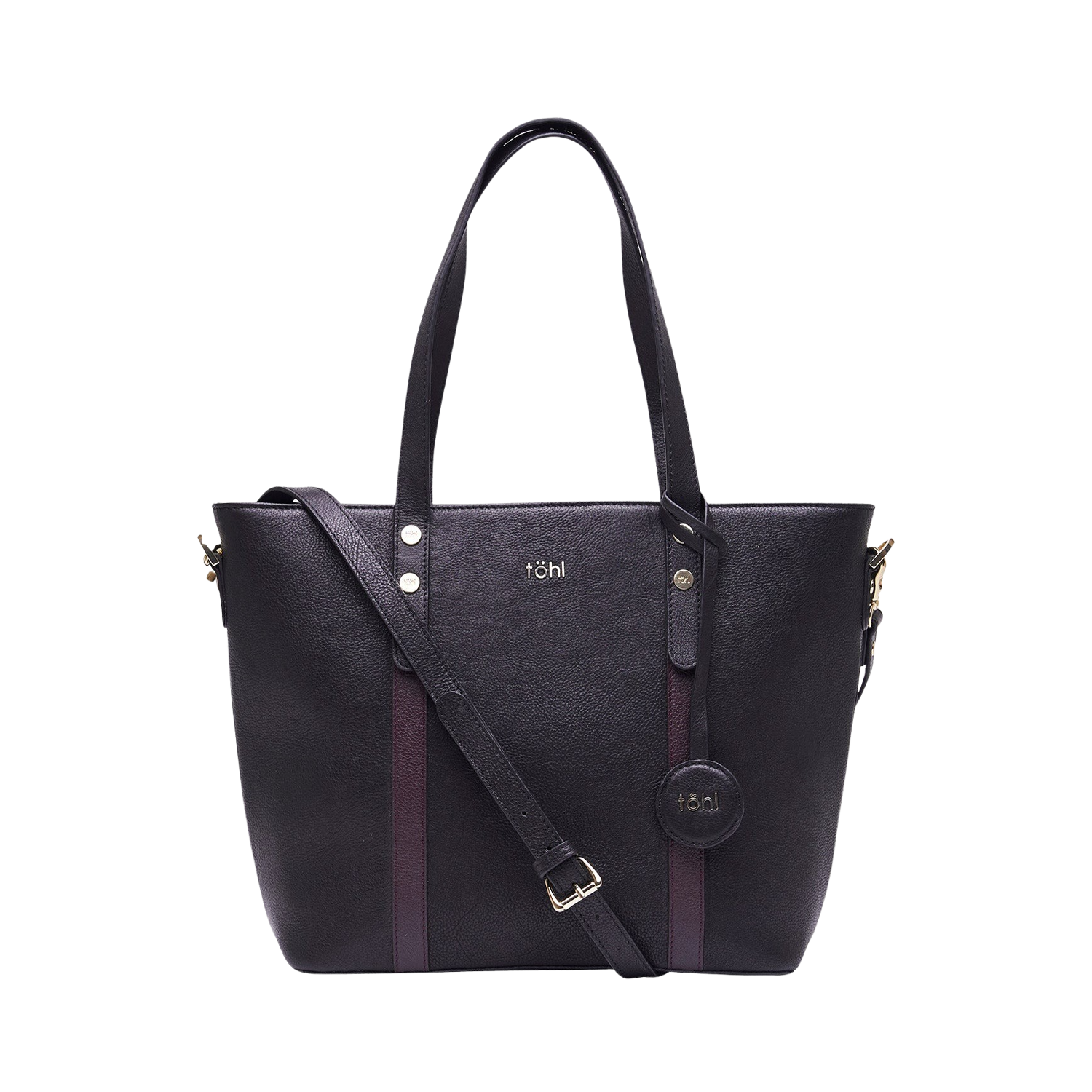 DORRI WOMEN'S TOTE BAG - CHARCOAL BLACK