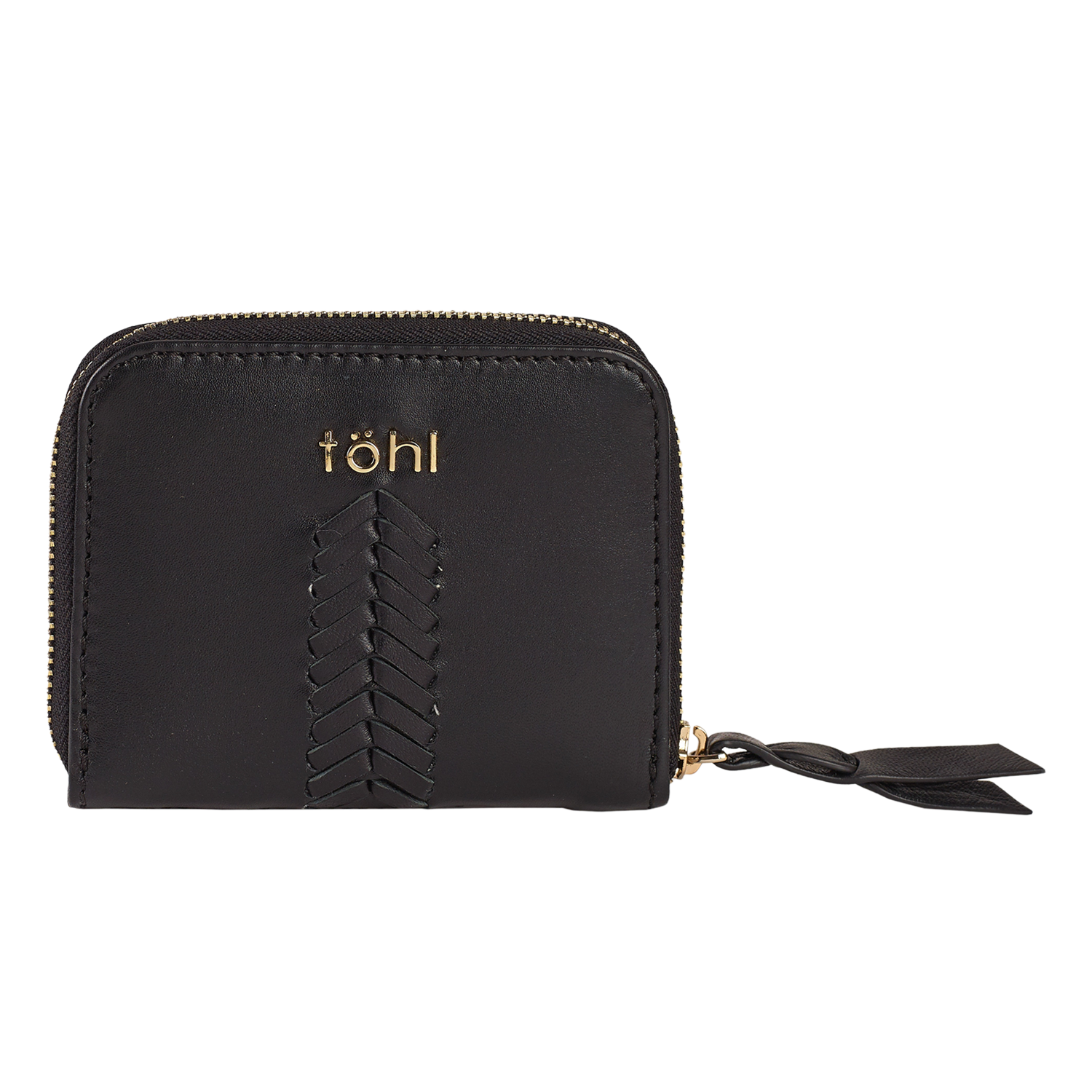 JONI WOMEN'S COMPACT WALLET - CHARCOAL BLACK