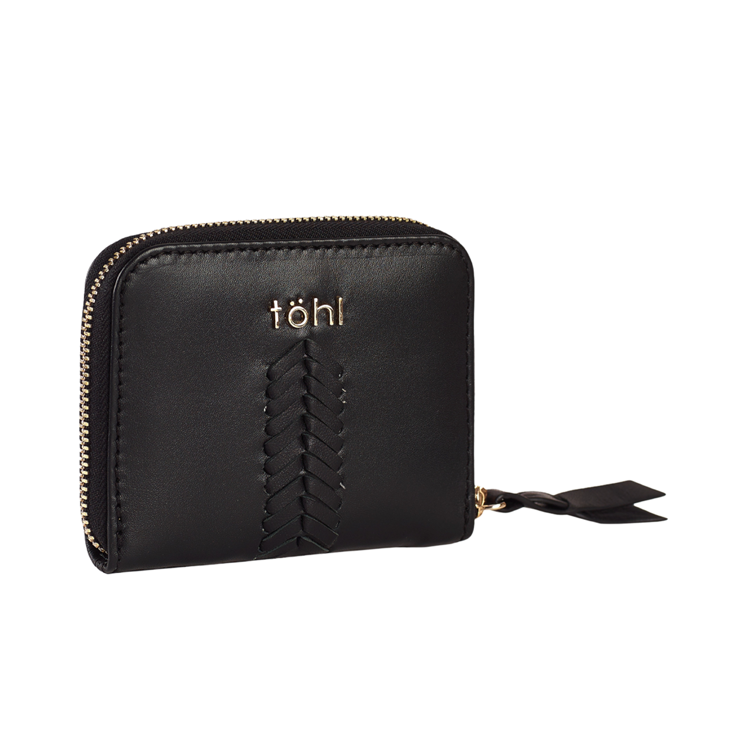 JONI WOMEN'S COMPACT WALLET - CHARCOAL BLACK