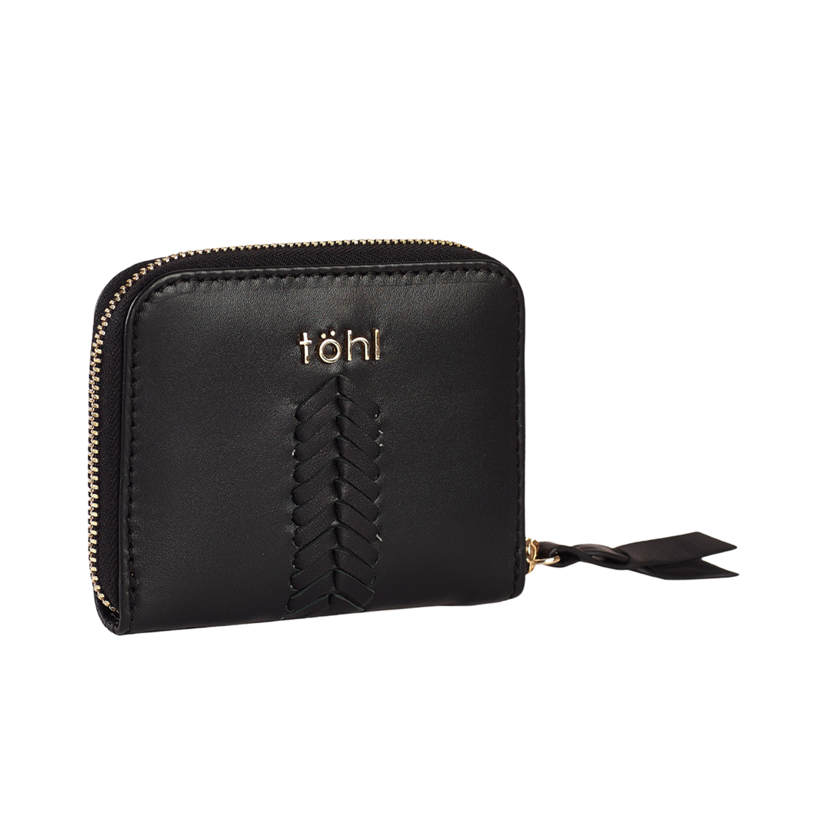 JONI WOMEN'S COMPACT WALLET - CHARCOAL BLACK