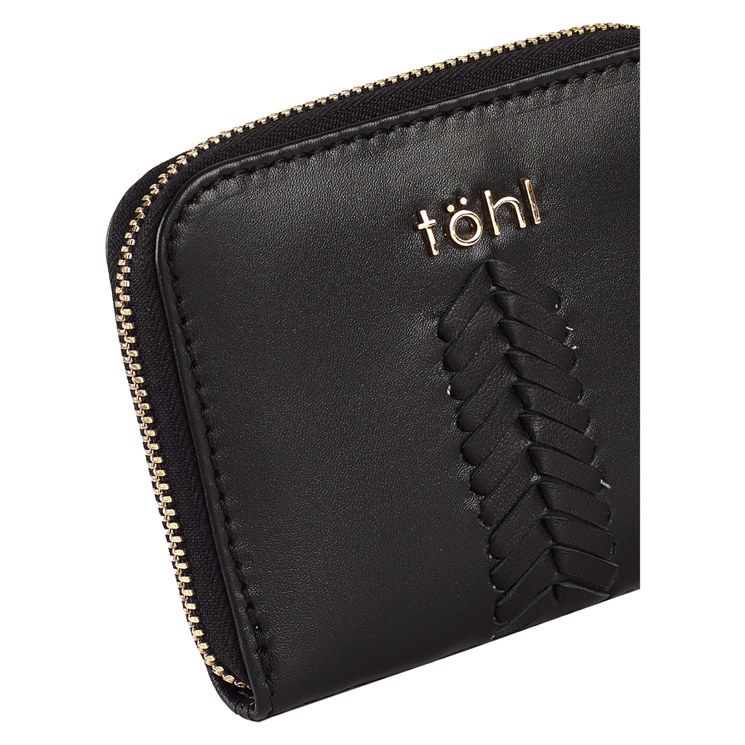 JONI WOMEN'S COMPACT WALLET - CHARCOAL BLACK