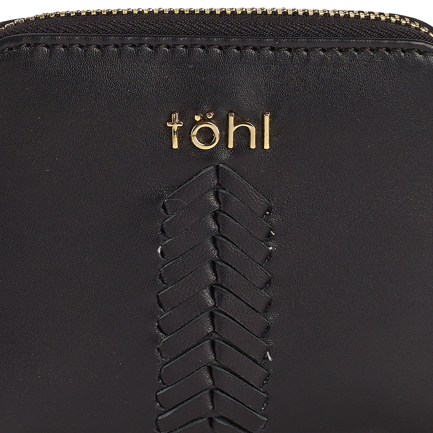 JONI WOMEN'S COMPACT WALLET - CHARCOAL BLACK