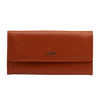 LUDLOW WOMEN'S FLAPOVER WALLET - COGNAC