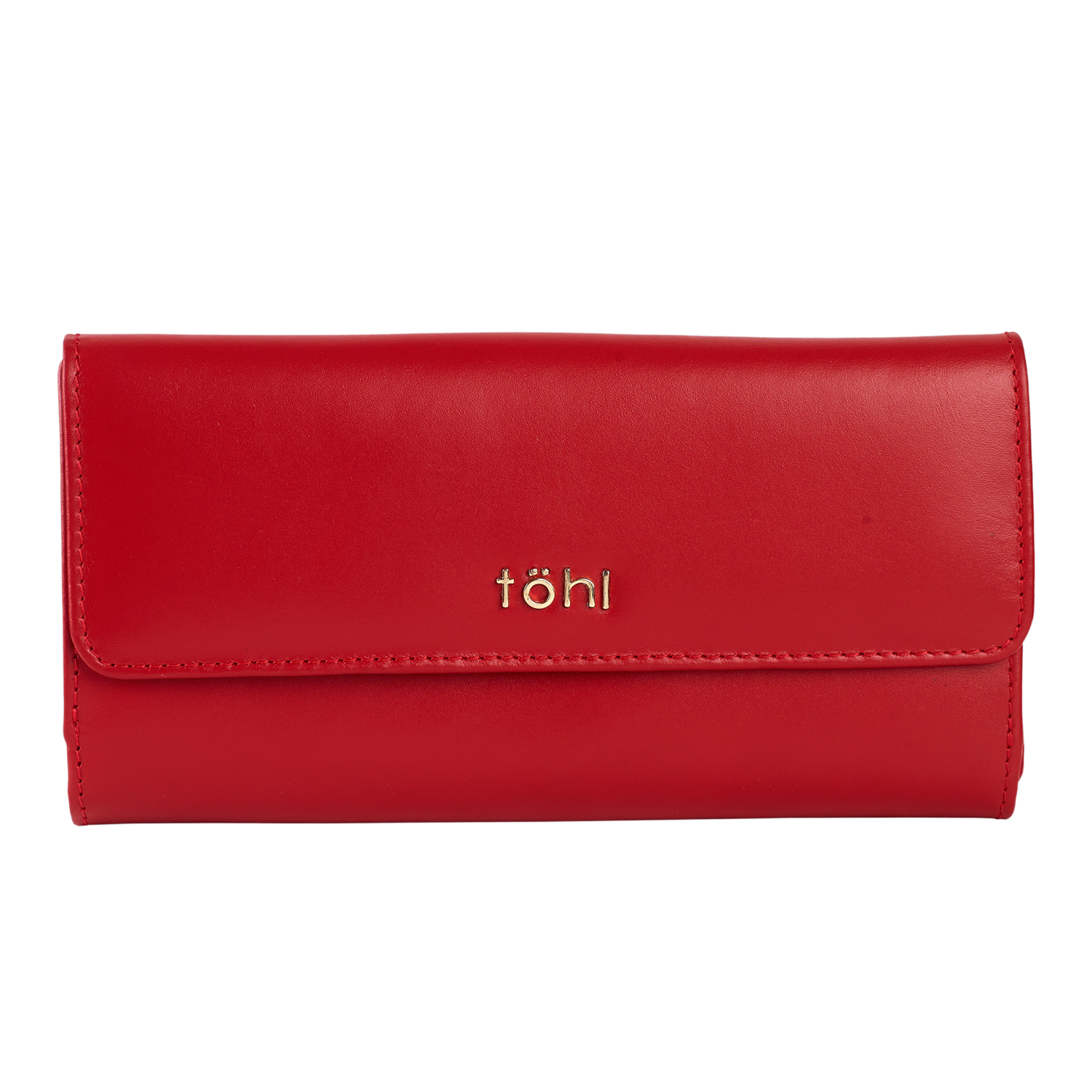 LUDLOW WOMEN'S FLAPOVER WALLET - SPICE RED