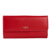 LUDLOW WOMEN'S FLAPOVER WALLET - SPICE RED