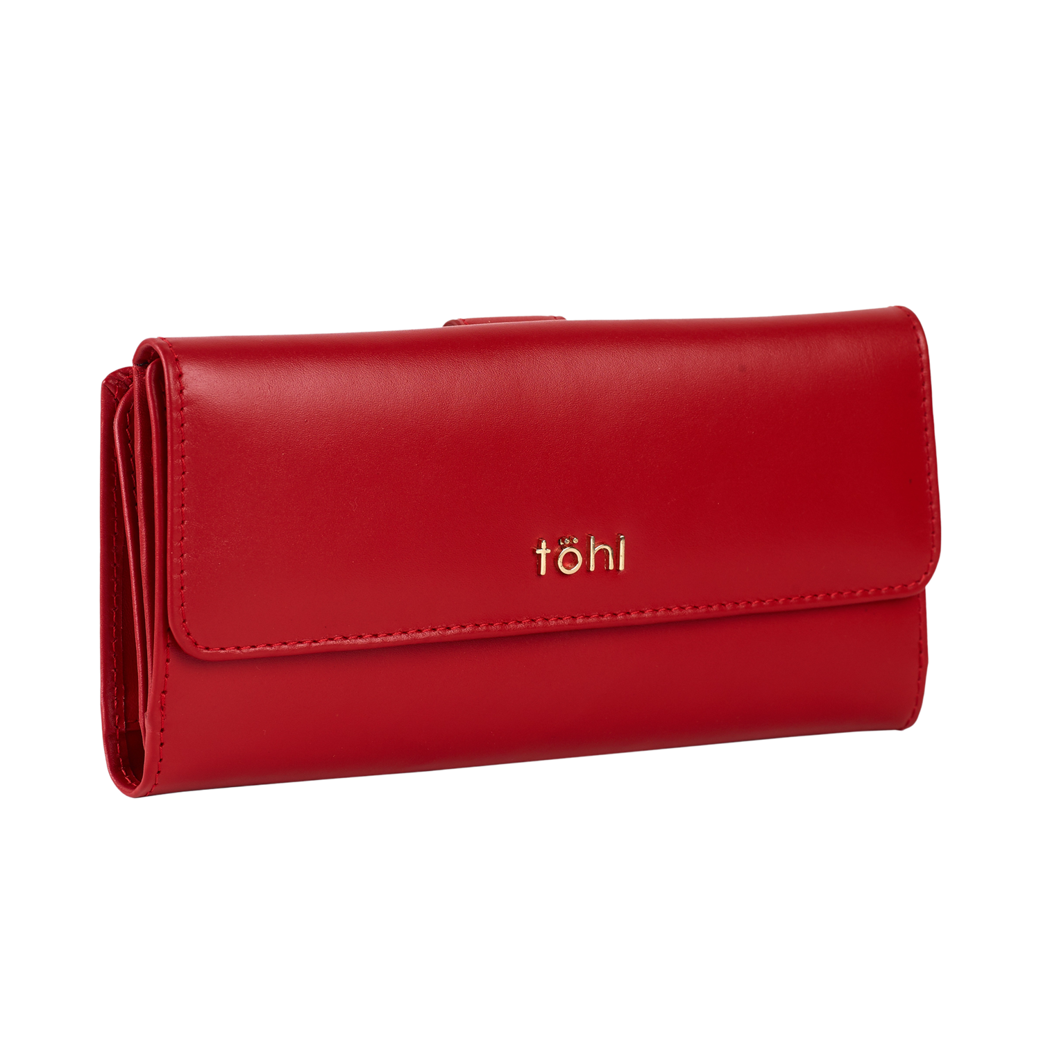 LUDLOW WOMEN'S FLAPOVER WALLET - SPICE RED