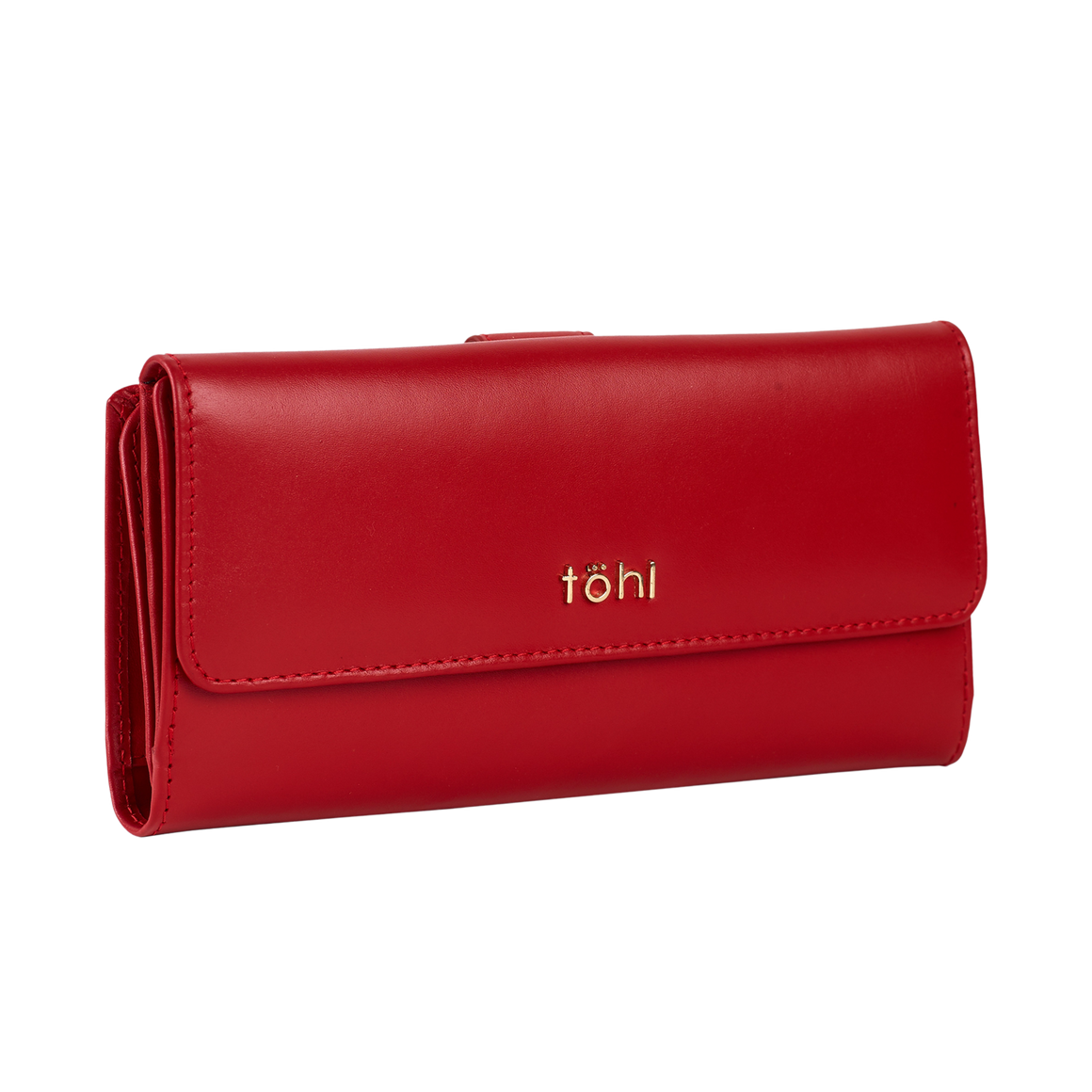 LUDLOW WOMEN'S FLAPOVER WALLET - SPICE RED