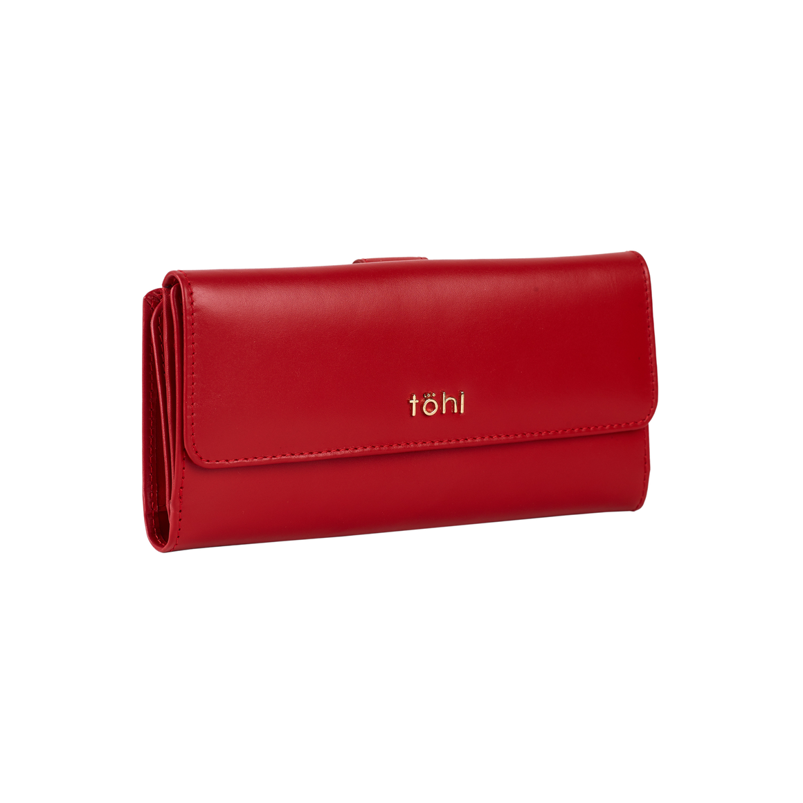 LUDLOW WOMEN'S FLAPOVER WALLET - SPICE RED