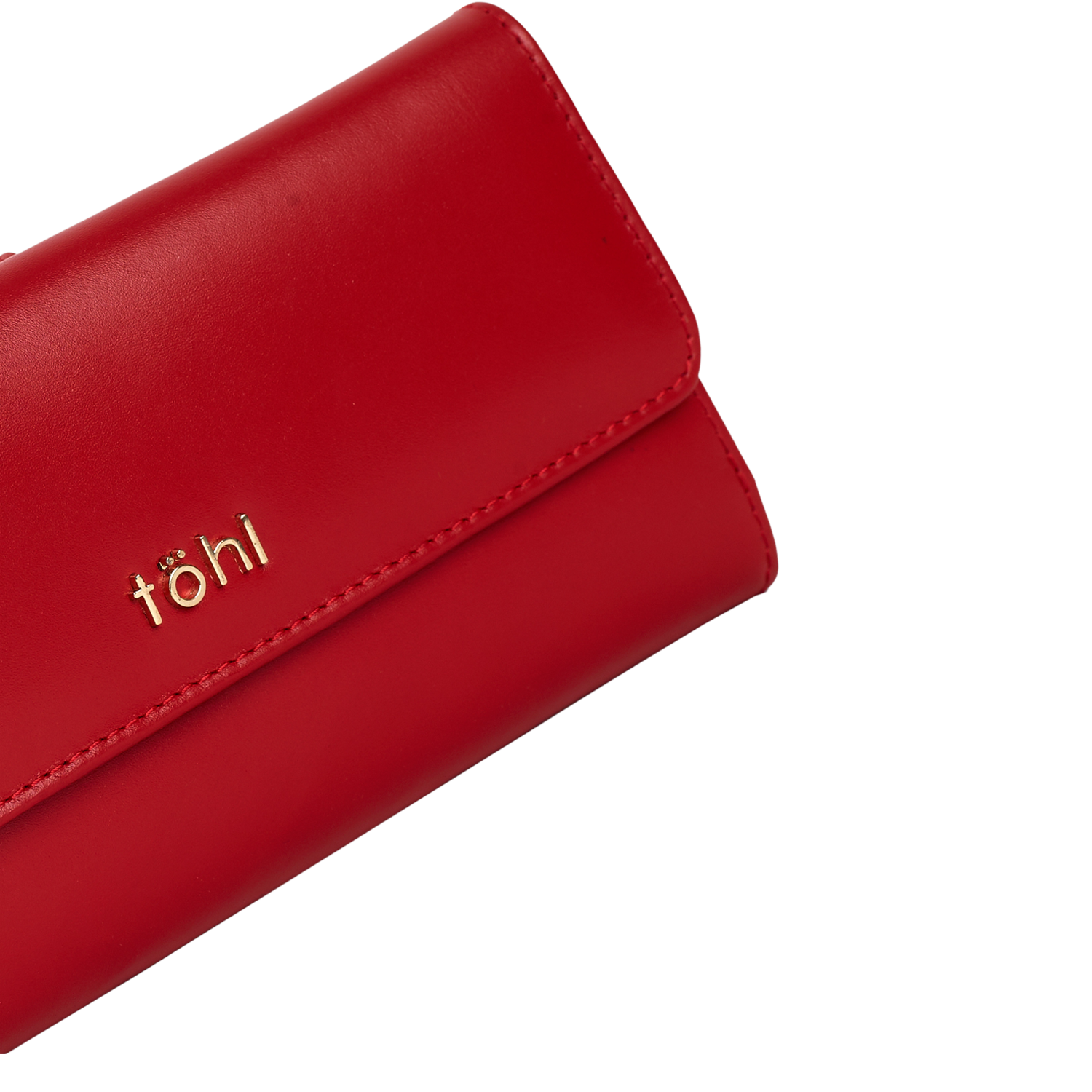 LUDLOW WOMEN'S FLAPOVER WALLET - SPICE RED