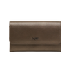 ALLEN WOMEN'S FLAPOVER WALLET - METALLIC COPPER