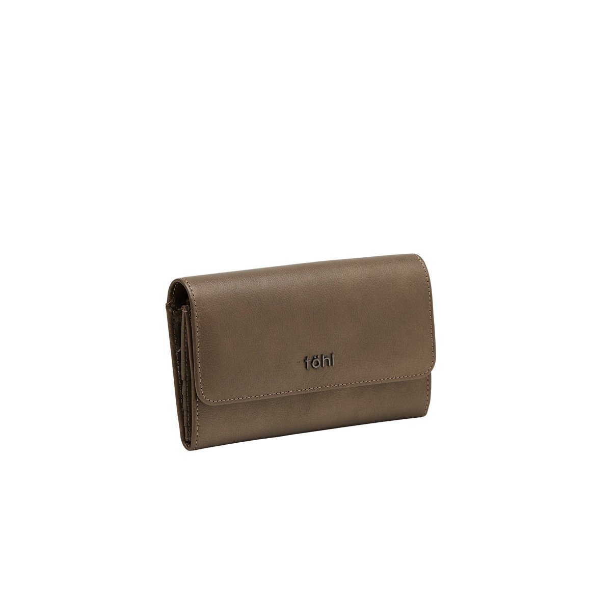 ALLEN WOMEN'S FLAPOVER WALLET - METALLIC COPPER