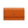 ALLEN WOMEN'S FLAPOVER WALLET - ORANGE MELON