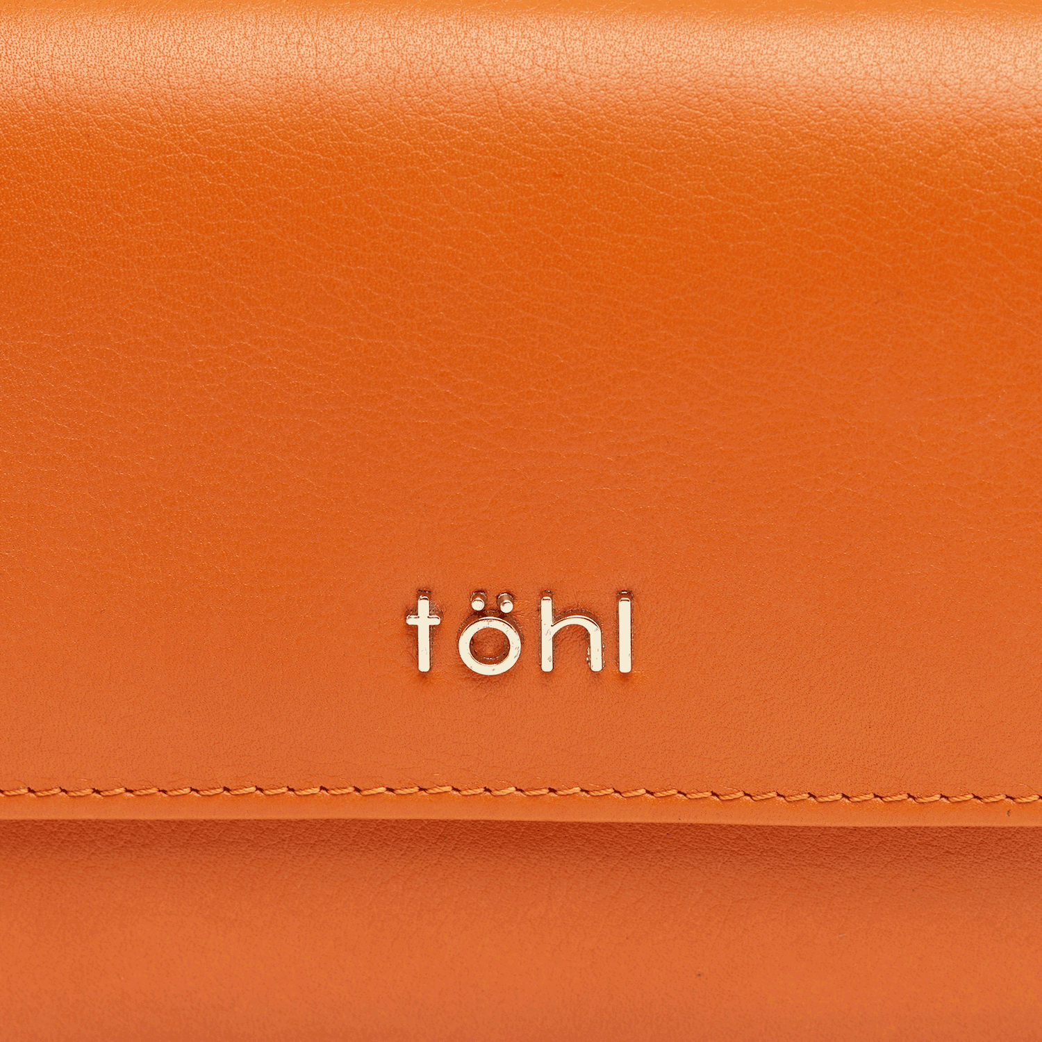 ALLEN WOMEN'S FLAPOVER WALLET - ORANGE MELON