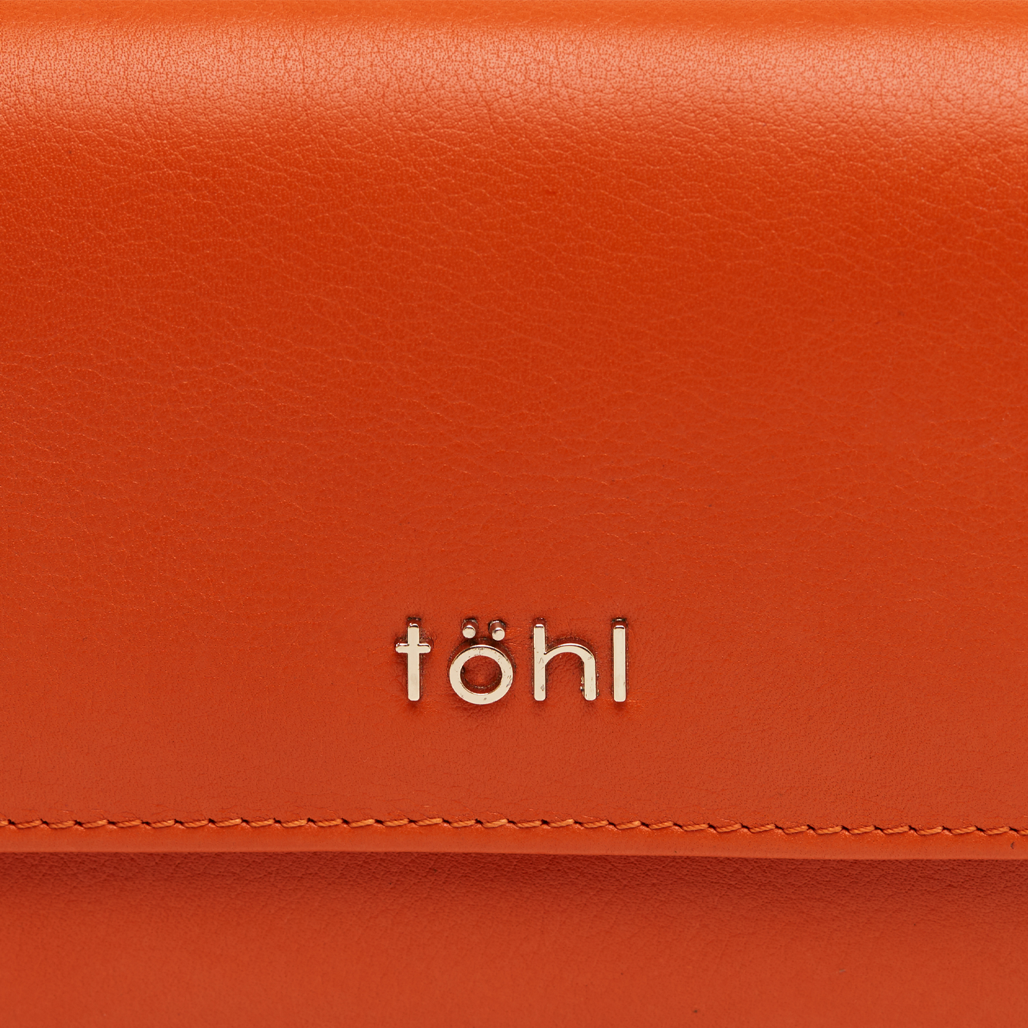 ALLEN WOMEN'S FLAPOVER WALLET - ORANGE MELON