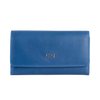 BOBBI WOMEN'S FLAPOVER WALLET - AZURE