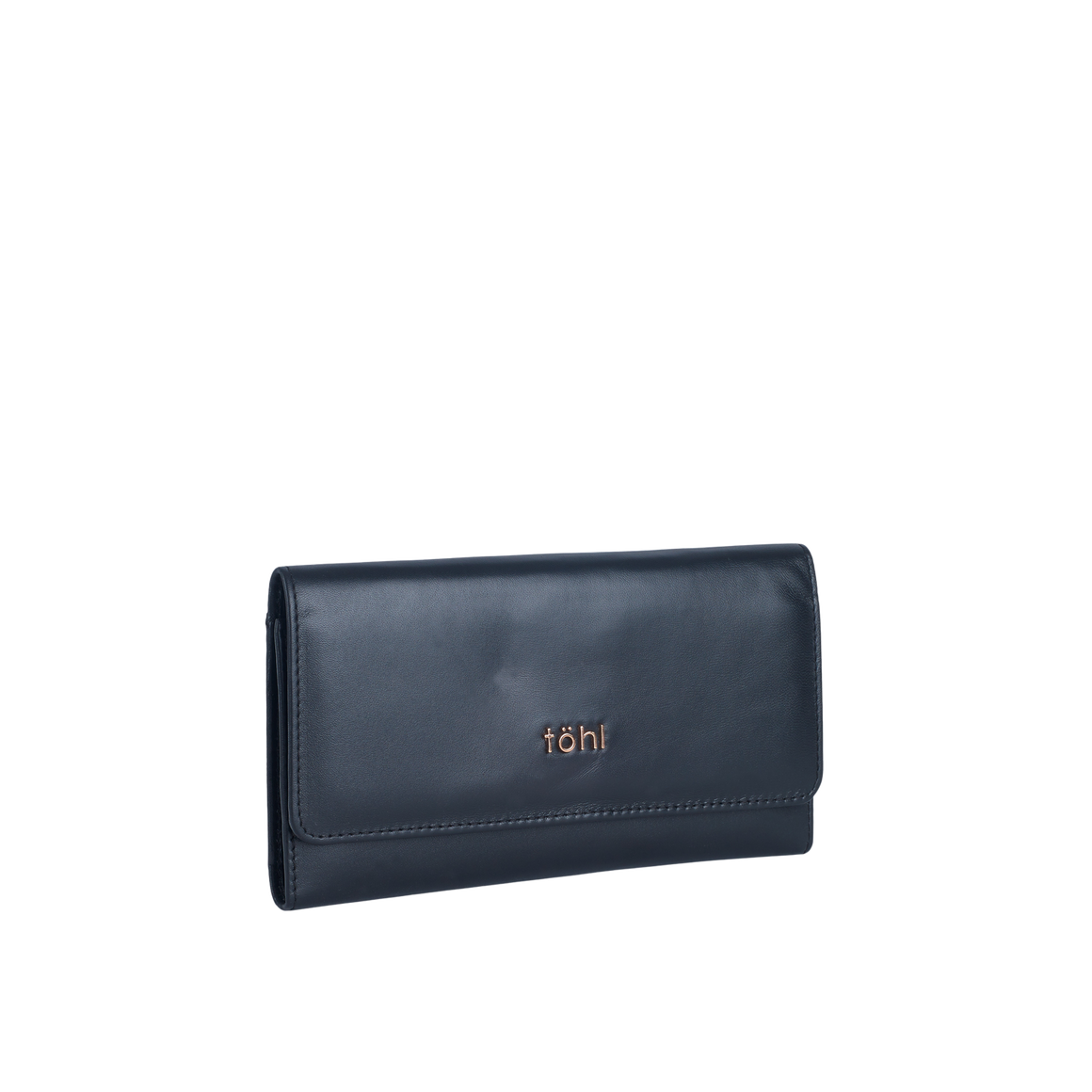 BOBBI WOMEN'S FLAPOVER WALLET - CHARCOAL BLACK