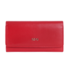 BOBBI WOMEN'S FLAPOVER WALLET - SPICE RED