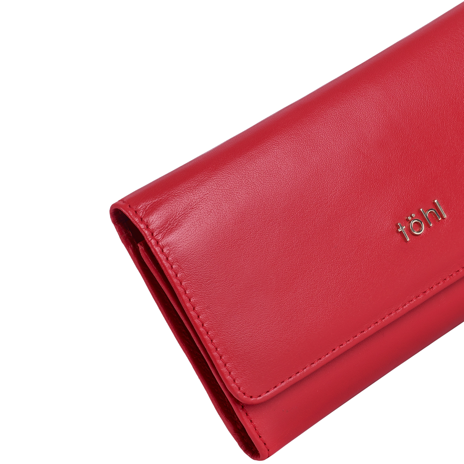 BOBBI WOMEN'S FLAPOVER WALLET - SPICE RED