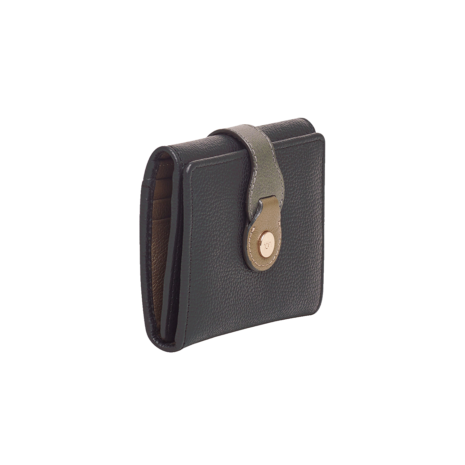 PALMA WOMEN'S MINI WALLET - CHARCOAL BLACK
