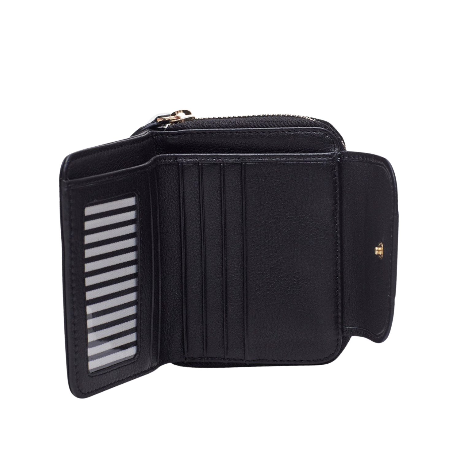 FINSBURY MINI WOMEN'S WALLET - CHARCOAL BLACK