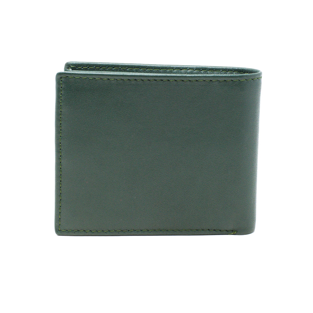 June Coco Minimal Wallet with Cork Lining - Seaweed Green – aulive.in