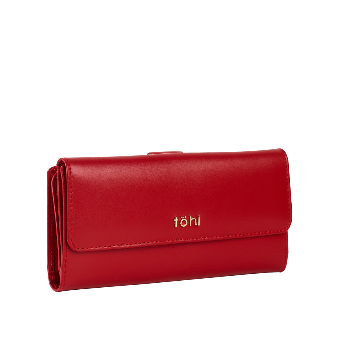 LUDLOW WOMEN'S FLAPOVER WALLET - SPICE RED